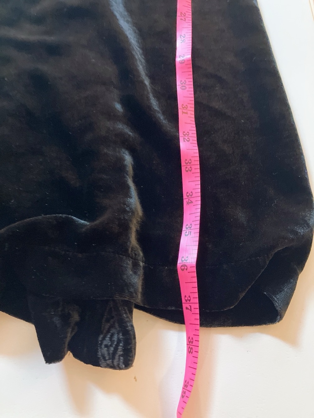 Johnny Was Black Velvet Floral Embroidered Bell Sleeve Kimono Duster Cardigan - Picture 13 of 15